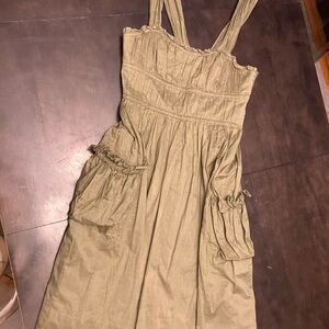 BCBG Paris Sage Green Midi Dress